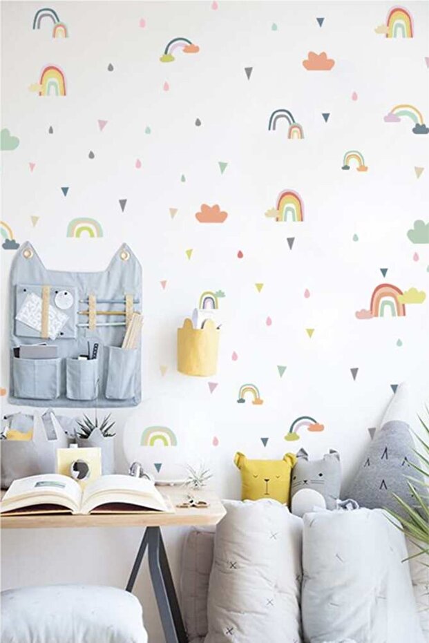 Colorful Rainbows Kids Room Wall Sticker