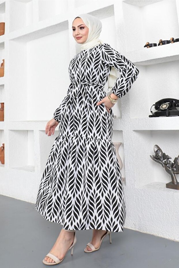 440 Rochie Hijab Model Neagra - 3