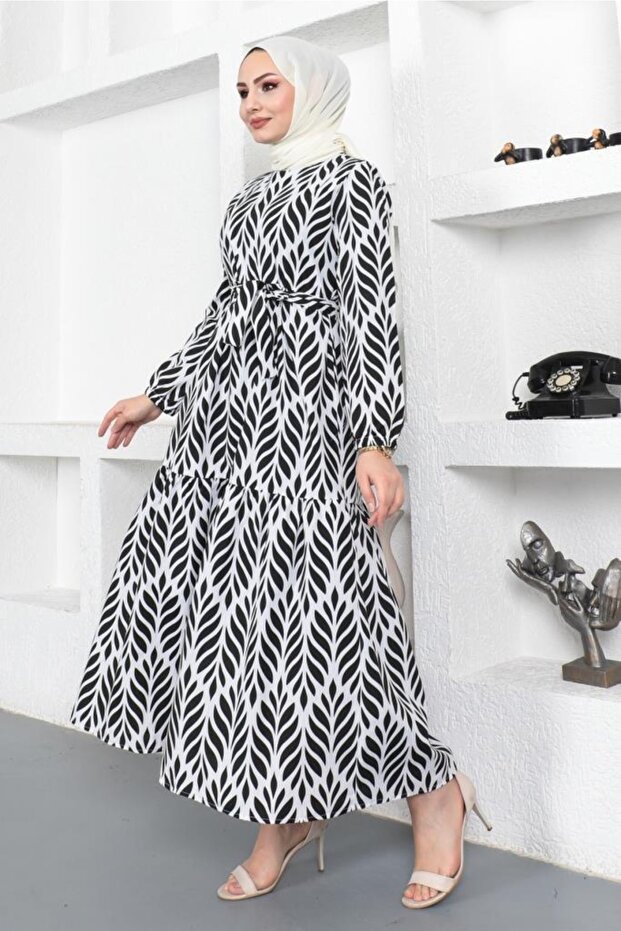 440 Rochie Hijab Model Neagra - 5