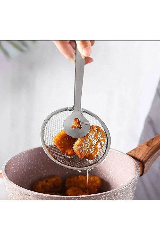 Paslanmaz Çelik Süzgeçli Maşa - 1