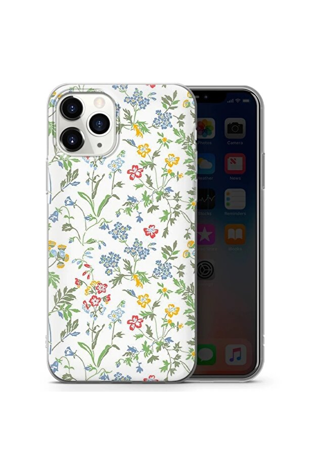 iPhone 14 Pro Compatible Flower Pattern - 1