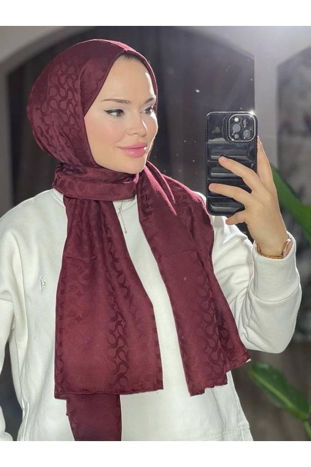 Kızılcık Bloom Desen Şal - 3