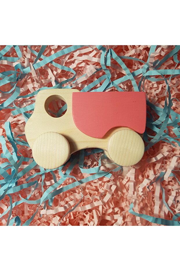 Handmade Wooden Toy Wheel Truck Eco-Friendly