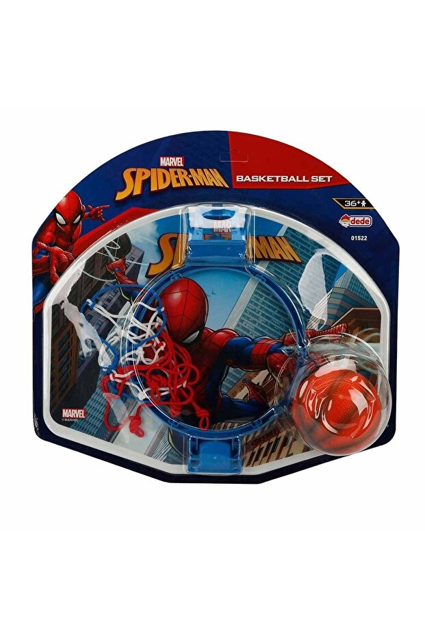 Mavi Spiderman Duvar Basket Seti - 2