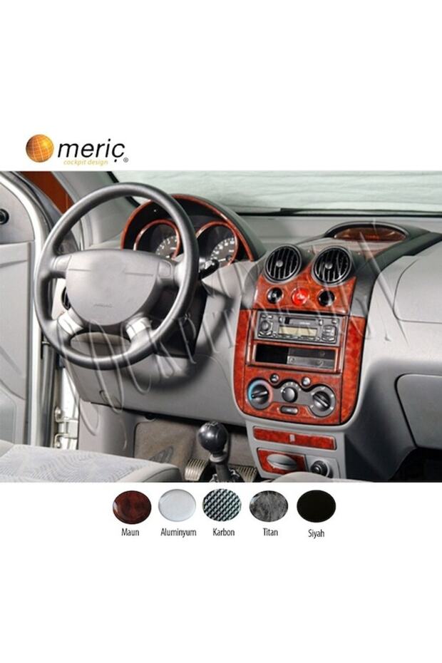 Meriç ®   Chevrolet Kalos Front Glove Box Trim Mahogany 6 Pieces 2002-2009