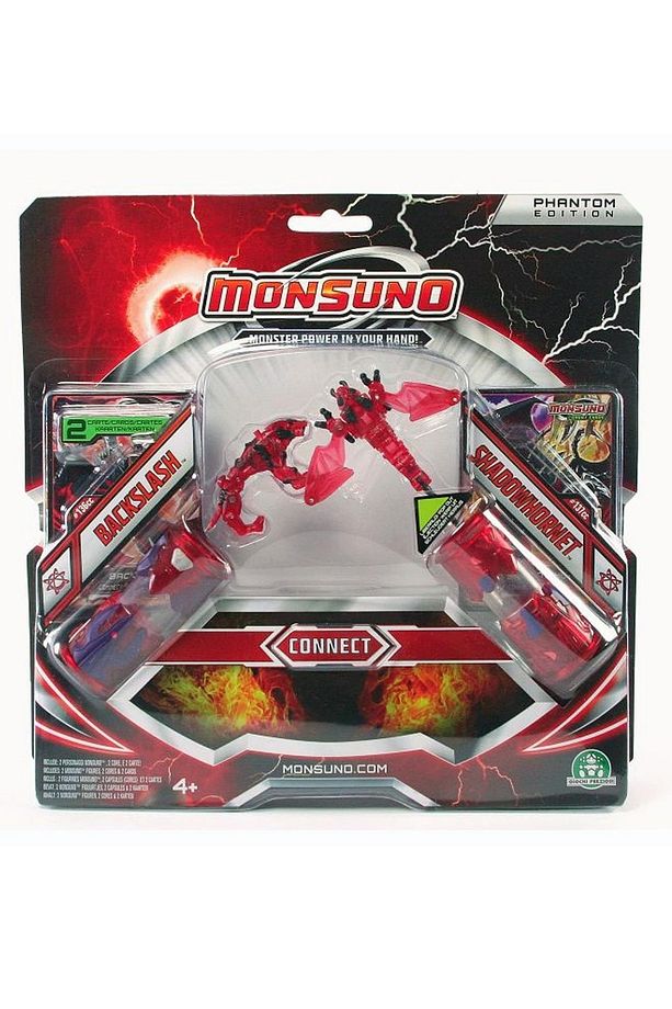 Monsuno, Lisanslı Backslash-shadowhornet Figürleri, Fırlatma Kapsülleri Ve 2 Oyun Kartı - 3