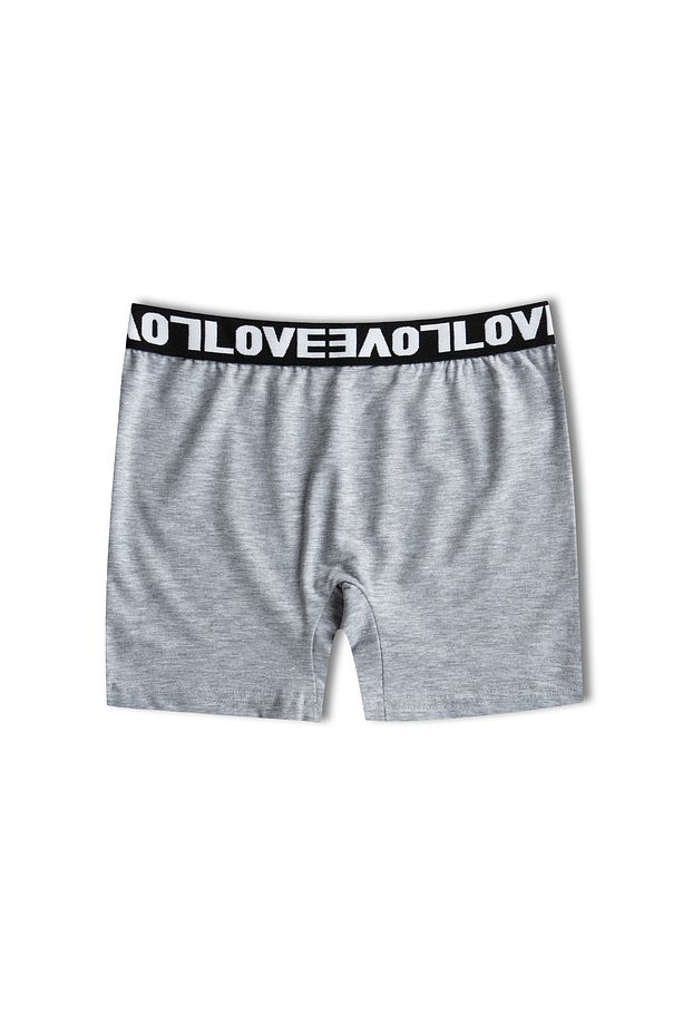 3'lü Love Lastik Pamuklu Kadın Tayt Şort - 4