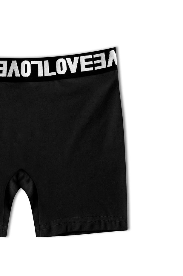 3'lü Love Lastik Pamuklu Kadın Tayt Şort - 8