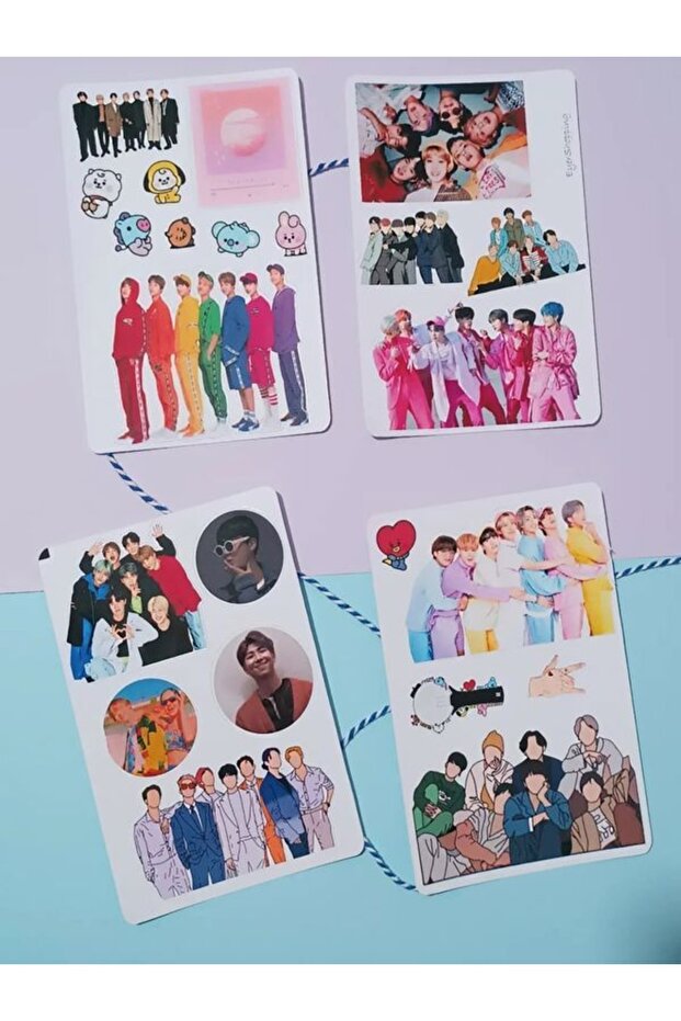 Bts Group Sticker Label Set - 1