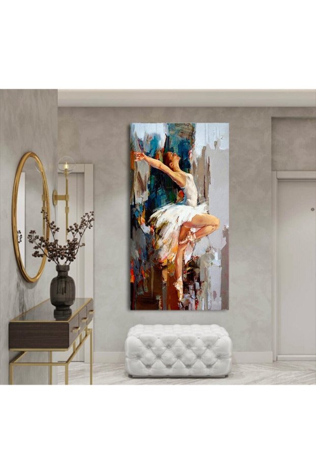 Oil Paintings Look Ballerina Girl Canvas Wall Painting