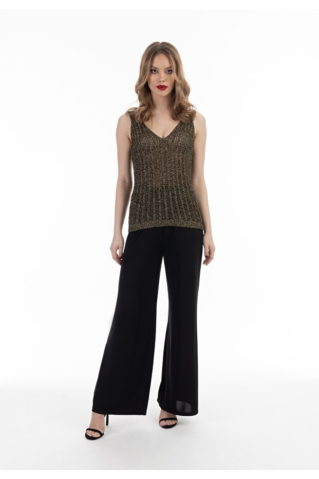 Stricktop mit Effektgarn - 1