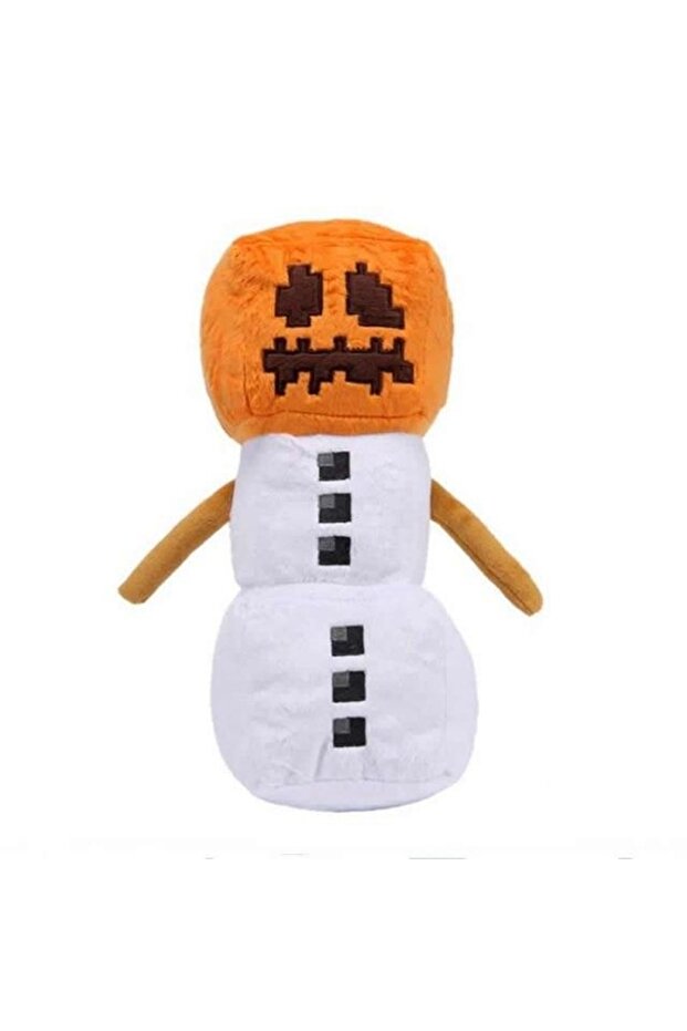 Pumpkin Snow Golem Pumpkin Plush Toy 20 cm