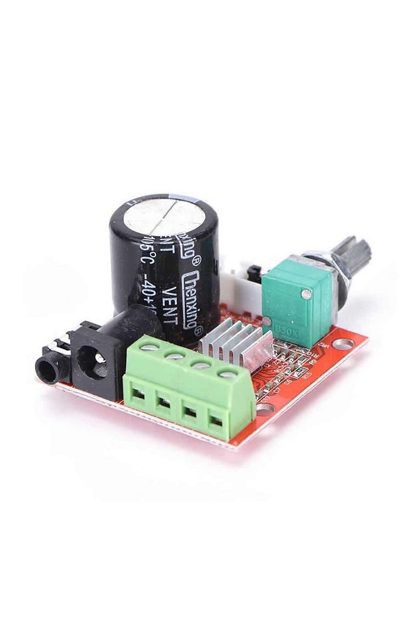 Pam8610 2x 10w Uyumlu  Amplifikatör Modül Dc 6-15v Class D Amfi Devresi Ses Kontrol Potu 4 8 Ohm - 2