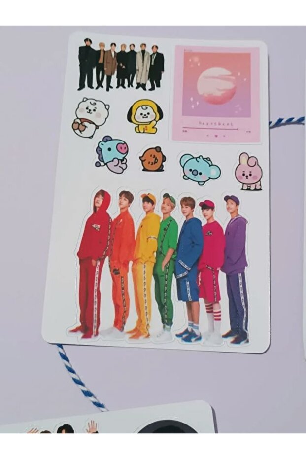 Bts Group Sticker Label Set - 2