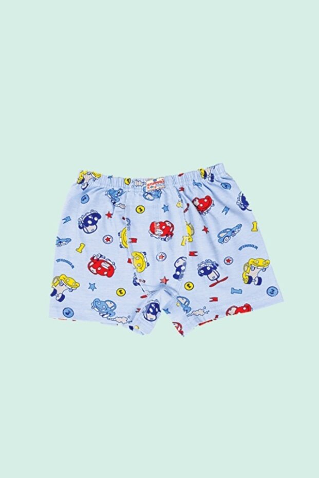 Boy's Patterned Boxers 6 Pack - 3