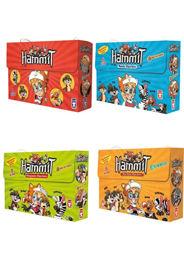 Timaş Hammit Serisi Hikaye Seti 4’lü Tam Set (20 Kitap)