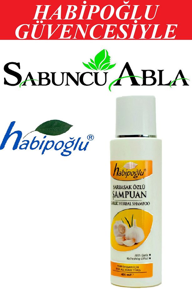 & Sabuncu Abla Güvencesiyle Bitkisel Sarımsak Özlü Doğal Şampuan 400 ml - 2