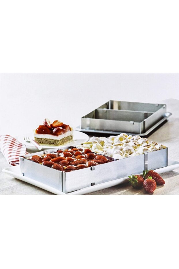 قالب كيك ناركالب مستطيل بعمق 10 سم - 6