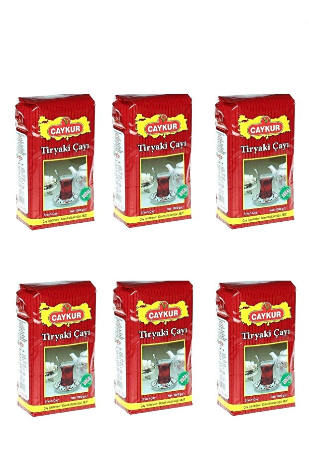 Tiryaki 1 Kg Bulk Tea X 6 Pieces