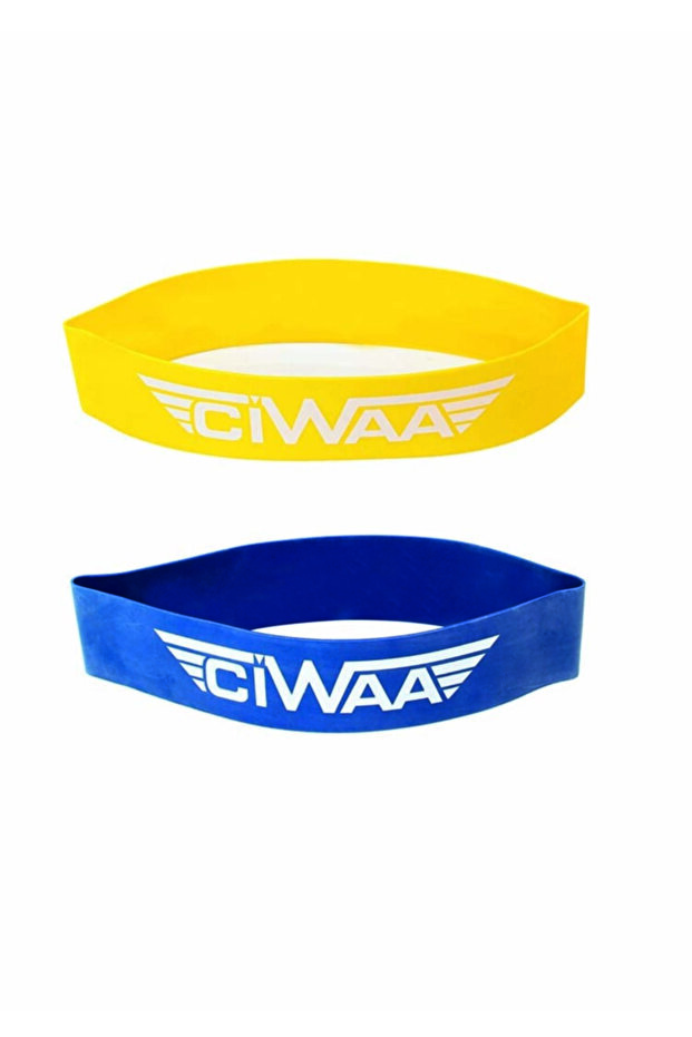 مجموعة أشرطة التمارين الرياضية من لاتكس مكونة من قطعتين متوسطة الصلابة CWA-2015
