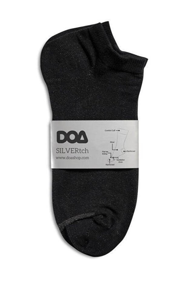 جوارب قصيرة فضية من القطن العضوي من Doa Silver