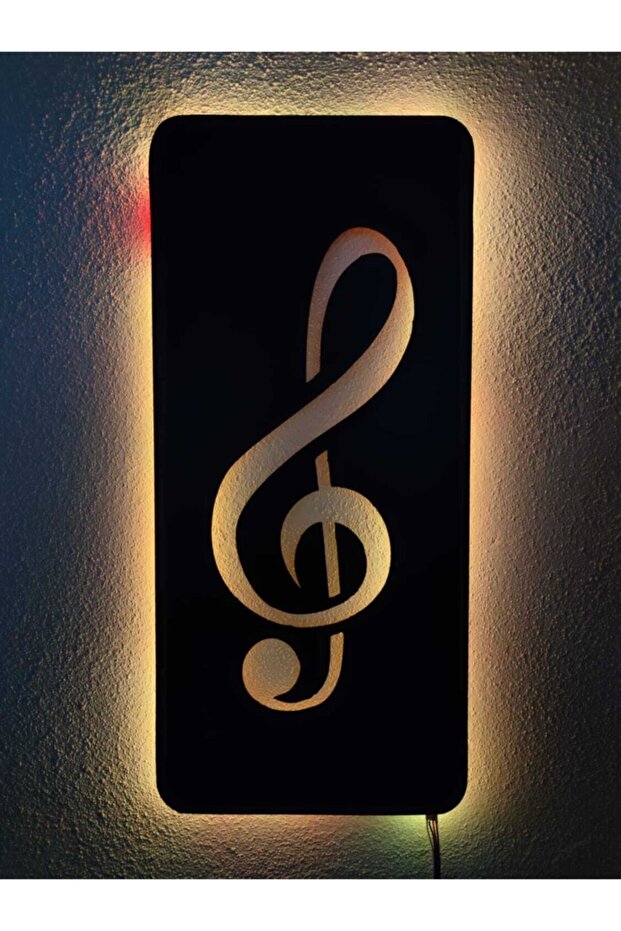 Sol Anahtar Led Işıklı Tablo