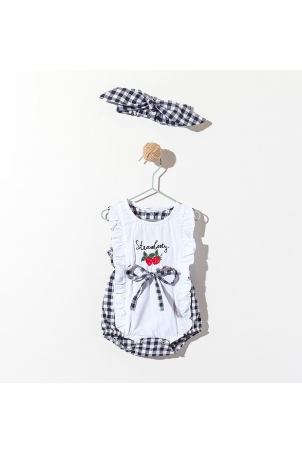 Strawberry Romper And Headband Baby Girl Strawberry Romper Salopette Jumpsuit