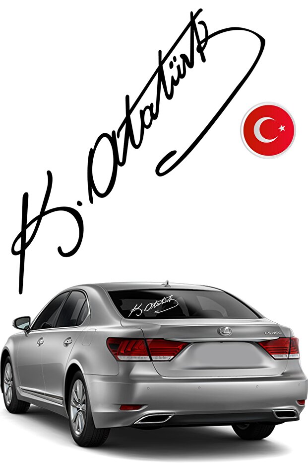 Ataturk Signature Sticker Auto Sticker