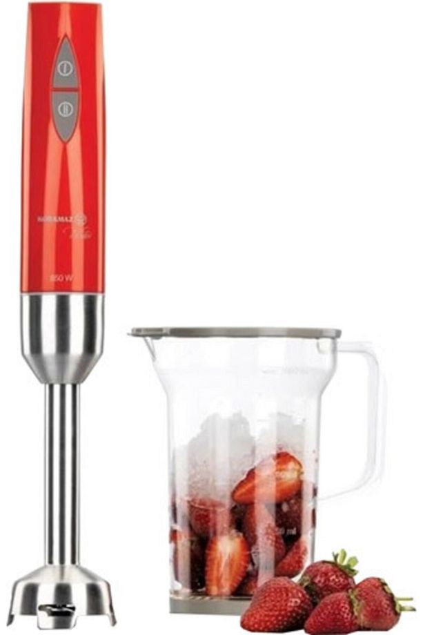 A444-04 Vertex Uyumlu Kırmızı Duo Blender Set Inox - 1