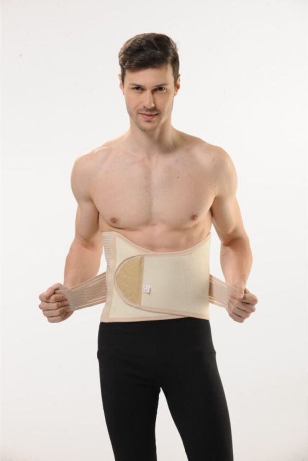 Waist Supporting Orthopedic 3 Pieces Underwire Effective Waist Corset (Skin Color) (Unisex)