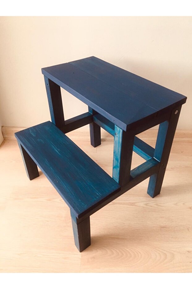 Ahşap Mutfak Tabure Merdiven - 4