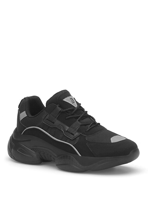 Schwarzer schwarzer Damen-Sneaker - 3