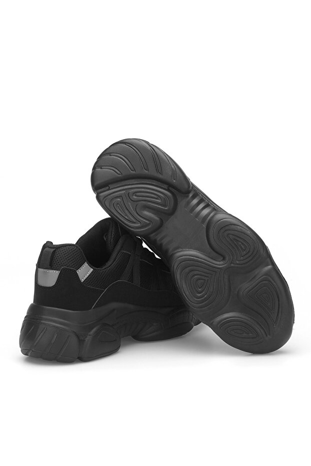 Schwarzer schwarzer Damen-Sneaker - 5