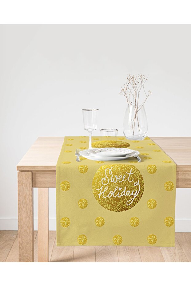 Specially Designed Digital Printed Decorative Suede Runner - 1