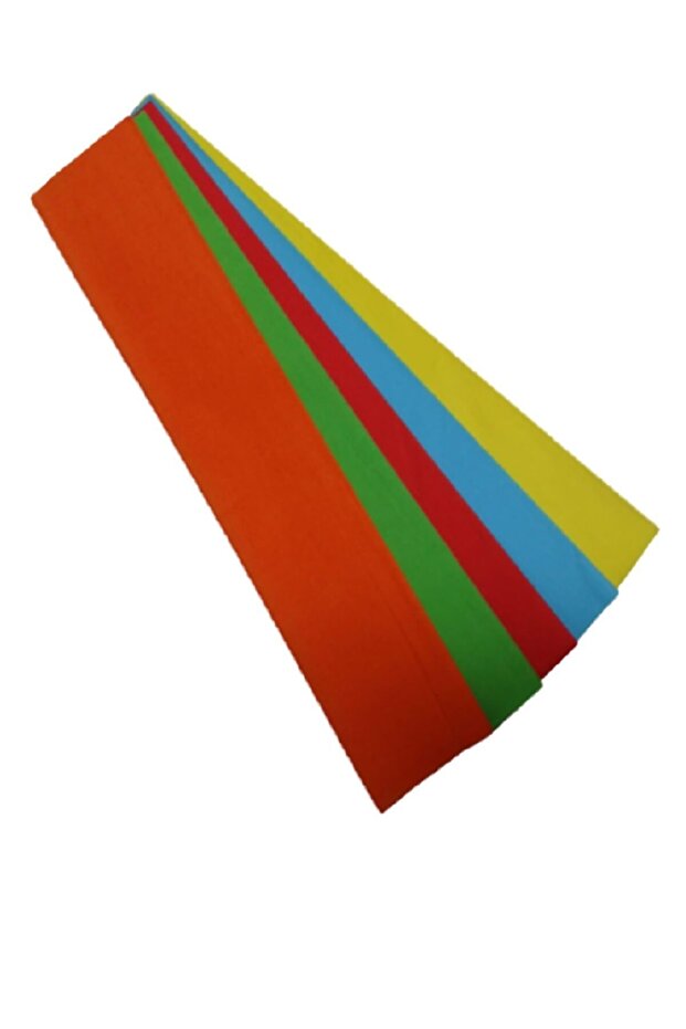 ورق كريبون 5 ألوان 50x200 سم 1 عبوة (جرابون)