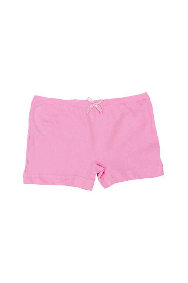 Girl's Pink Lycra Boxer Set of 6 Gkc34400