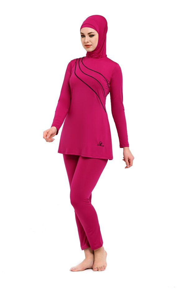 Women's Long Sleeve Hijab Swimsuit
