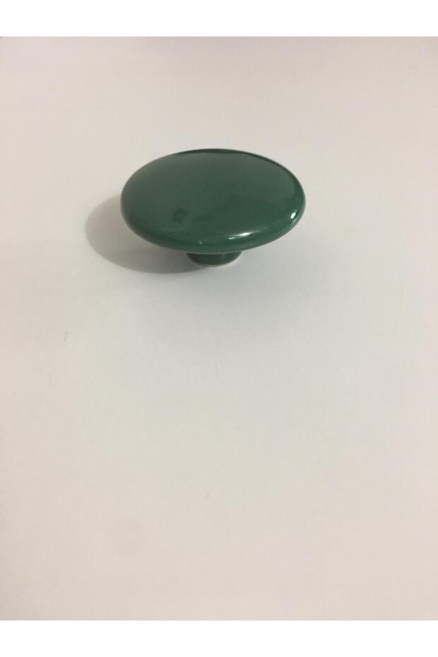 Green Porcelain Button Handle Diameter 5cm - 1