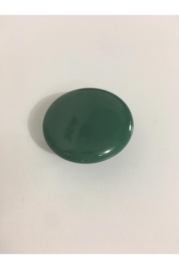 Green Porcelain Button Handle Diameter 5cm - 2
