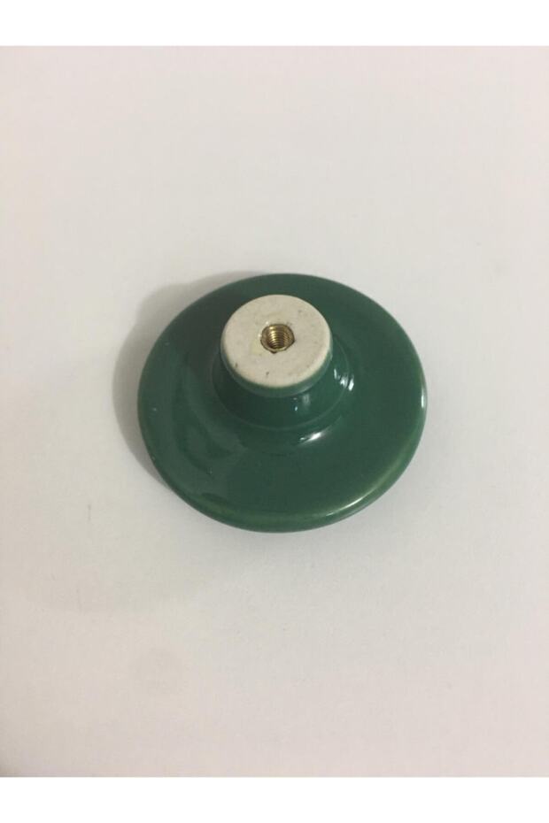 Green Porcelain Button Handle Diameter 5cm - 3