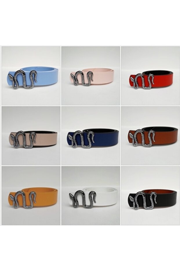 Yılan Tokalı Kadın Kemer - 4