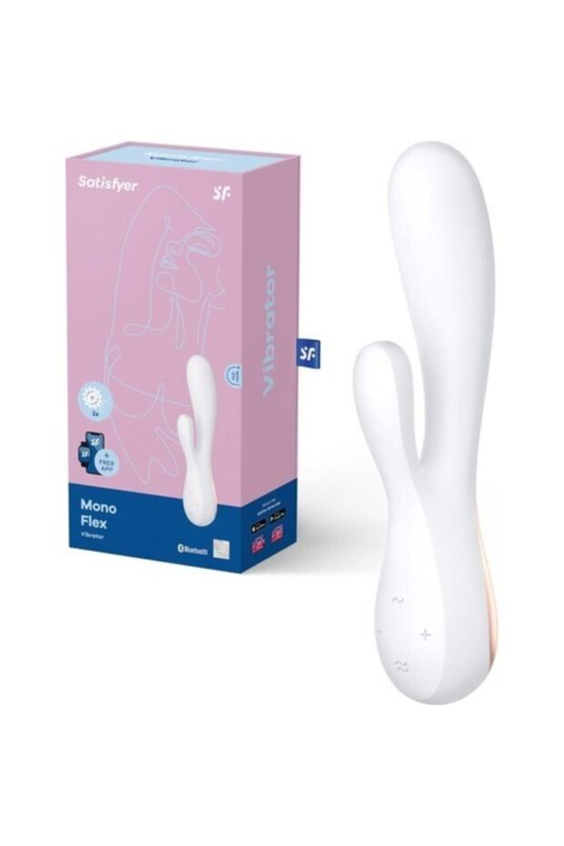 Mono Flex White Telefon Kontrol Rabbit Vibratör+jel - 2