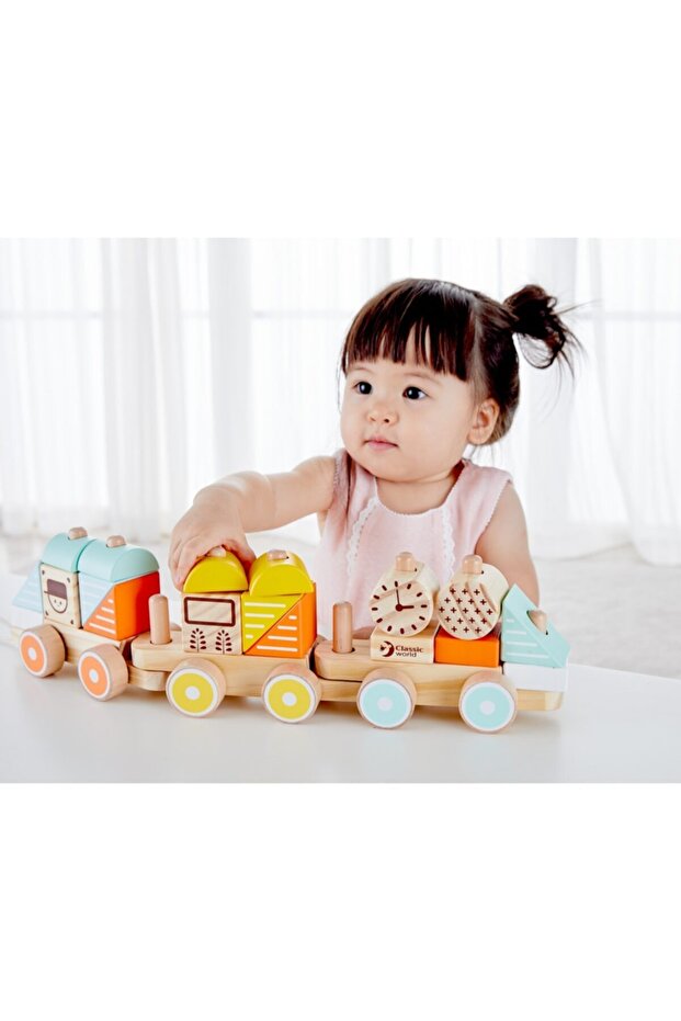 Ahşap Çek Çek Tren - 3