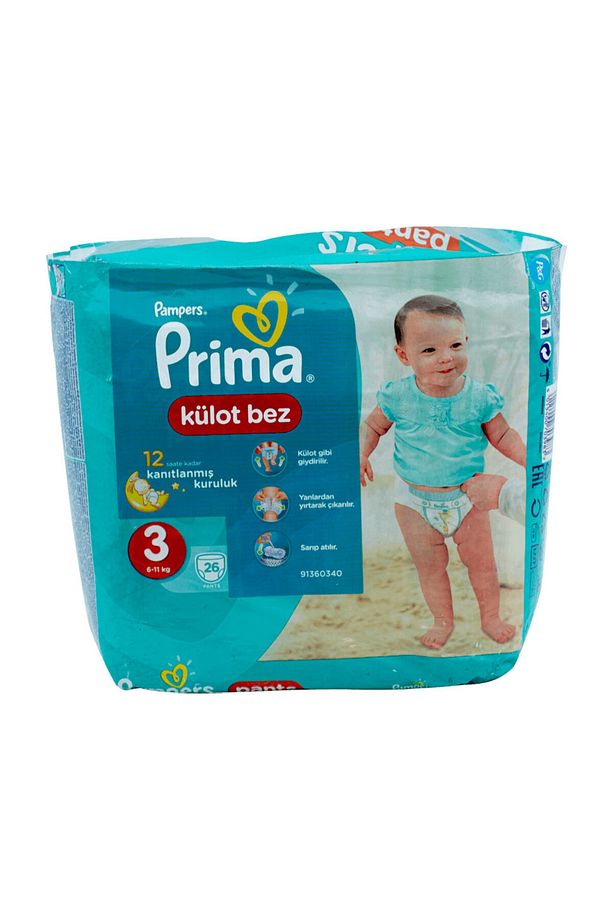 Pants Külot Bebek Bezi 3 Beden 28 Adet Midi Deneme Paketi - 12