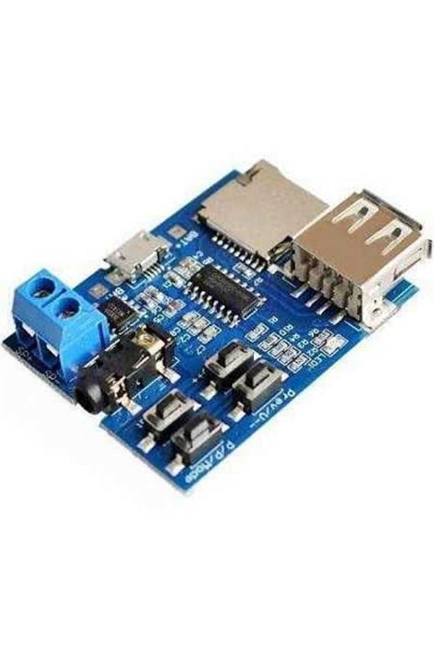 Tf Kart Ve Usb Flash Disk Girişli Oynatıcı Modül (mp3 Formatı) - 1