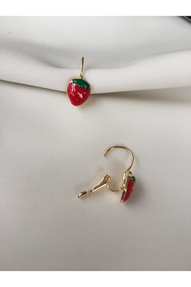 Çilek Figürlü Küpe - 2