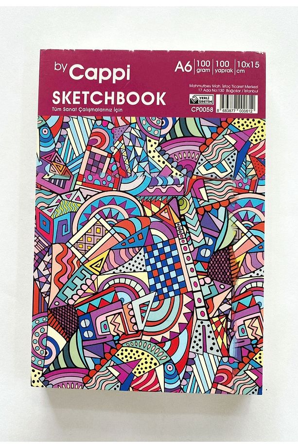 A6 Sketch Book Eskiz Defteri 100 Gr 100 Yaprak Üstten Tutkallı Koparılabilir. - 4