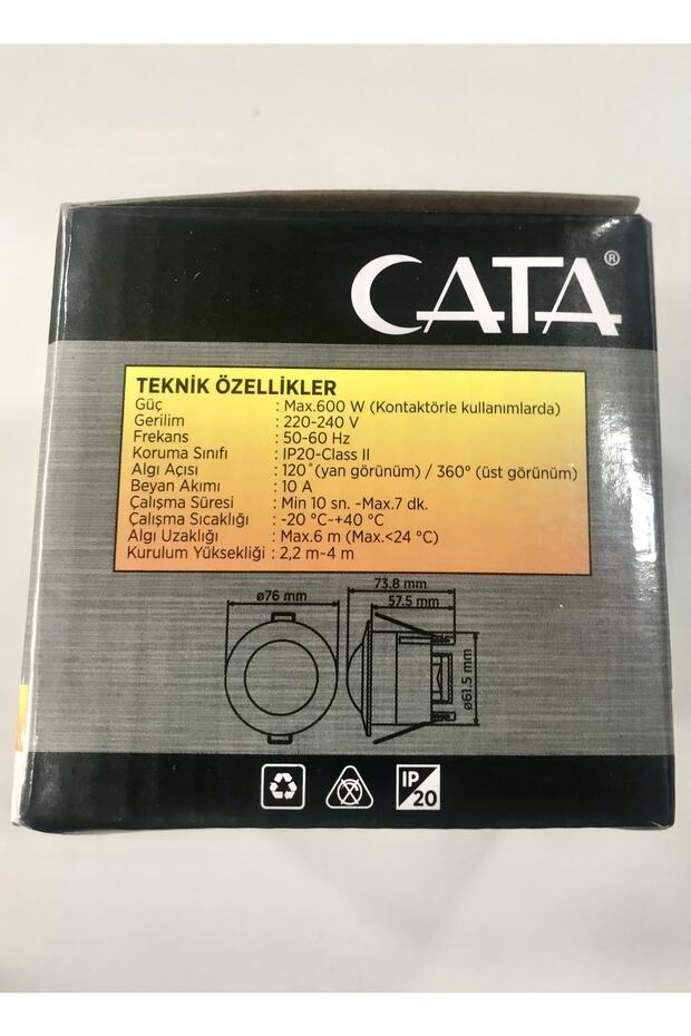 Sıva Altı Sensor Ct-9242 - 5