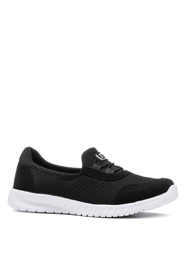 Black White Sports Ballerinas Anatomical Soft Sole Daily Walking Women's Sneakers Sports Shoes