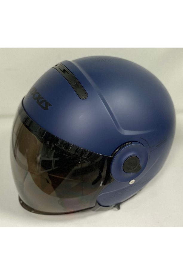 Kask Raven Çenesiz Mat Mavi - 1